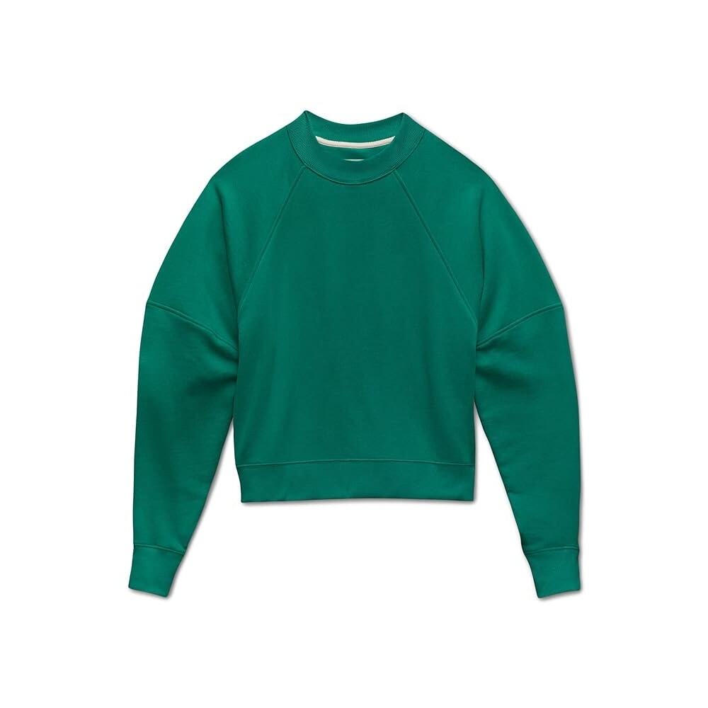 LABEL Go-To Crew Sweatshirt Women’s Size XL Green Comfy Cozy Pullover NWT $85